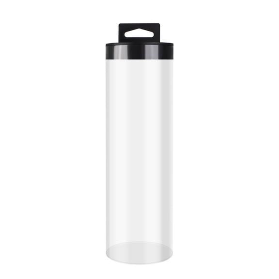 Sportteer Pickleball Container Pickleball Clear Storage Box with Lid Badminton Baseball Tennis Ball Holder Cylindrical Container Organizer Transparent Tube Sports Ball Storage Box