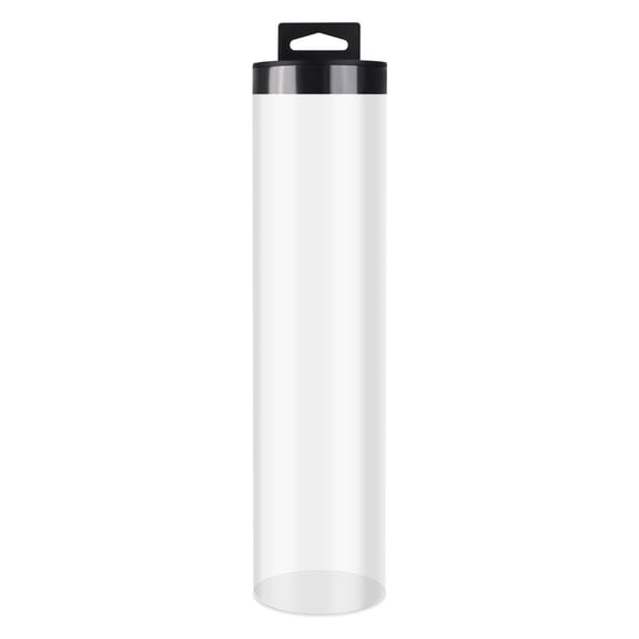 Sportteer Pickleball Container Pickleball Clear Storage Box with Lid Badminton Baseball Tennis Ball Holder Cylindrical Container Organizer Transparent Tube Sports Ball Storage Box