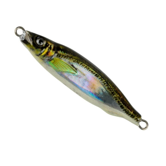 Sportteer Spanish Mackerel Fishing Lure Spanish Mackerel Fake Bait Fishing Lures 40g 3D Fish Eyes Realistic Swim Posture Smooth Throwing Luminous Break-Resistant for Mackerel
