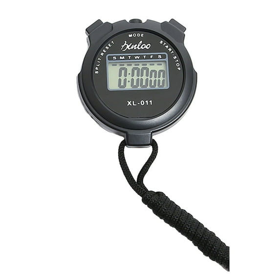 Sportteer Stopwatch Timer Waterproof Stopwatch Digital Stopwatch Waterproof Compact Size: Simple Operation No Clock No Date Silent Stopwatch Timer Chronograph Devices