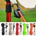 thumbnail image 1 of Sportteer Tent Rope Tensioner Rope Tensioning Tool Tent Rope Tightener With Carabiner Clip, Universal, Self-Locking, Compact Size, for Outdoor Camping, 1 of 11