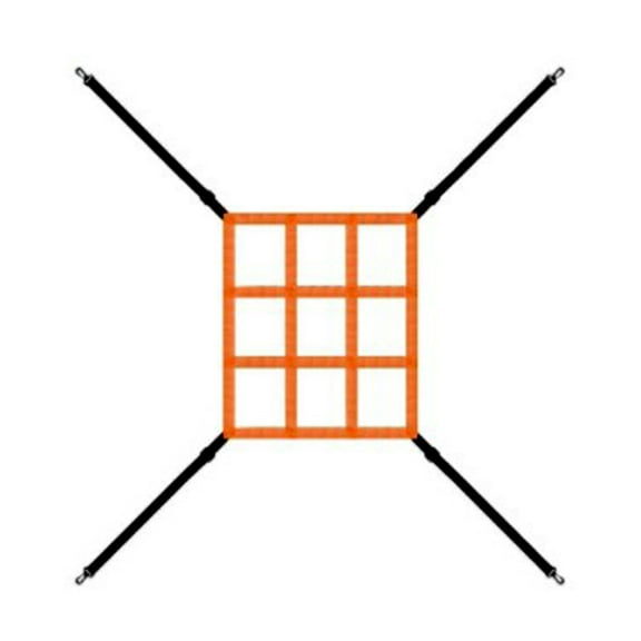 Sportteer Zone Target Strike Strike Zone Target Baseball Net Strike Zone Target Adjustable Softball Baseball Pitching Target Practice Training Equipment