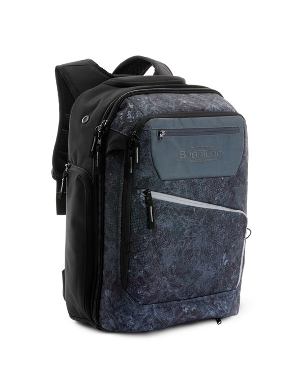Overheader Padded Ski Boot Backpack, Graphite Topo