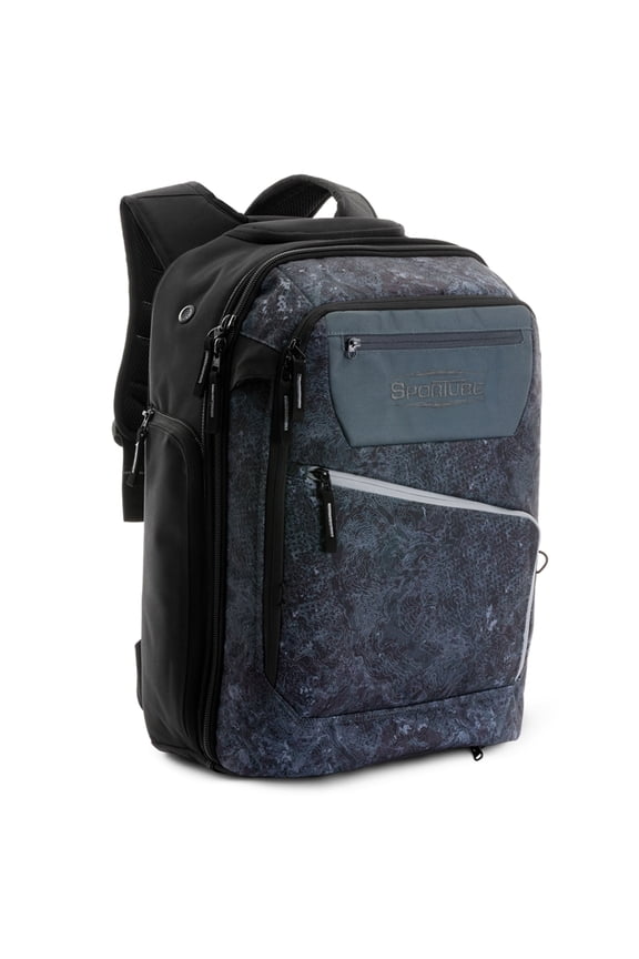 Overheader Padded Boot and Gear Backpack, Carry-on Travel Bag, Graphite Topo