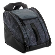 Sportube Traveler Boot Bag, 45L Ski & Snowboard Gear Backpack, Graphite Topo