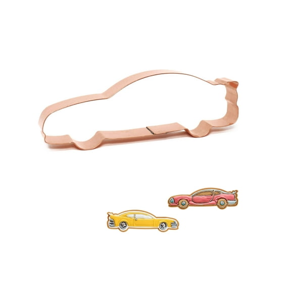 Sporty Coupe Car Cookie Cutter 6 X 2 inches
