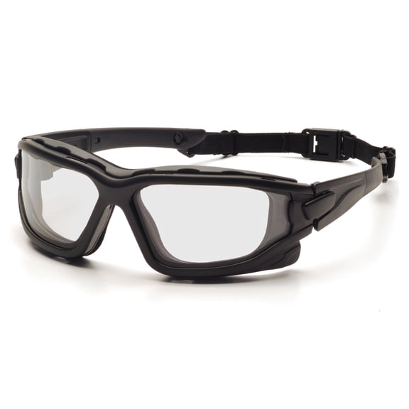 Sporty Dual Pane Anti-Fog Goggle, Black Frame/Clear Anti-Fog Lens