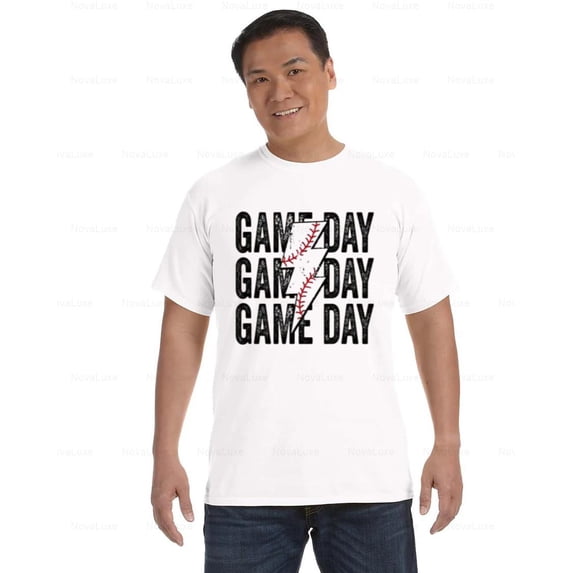 Sporty Game Day Comfort Coler T-Shirt by ChalkChills, Unisex, up to size 4XL