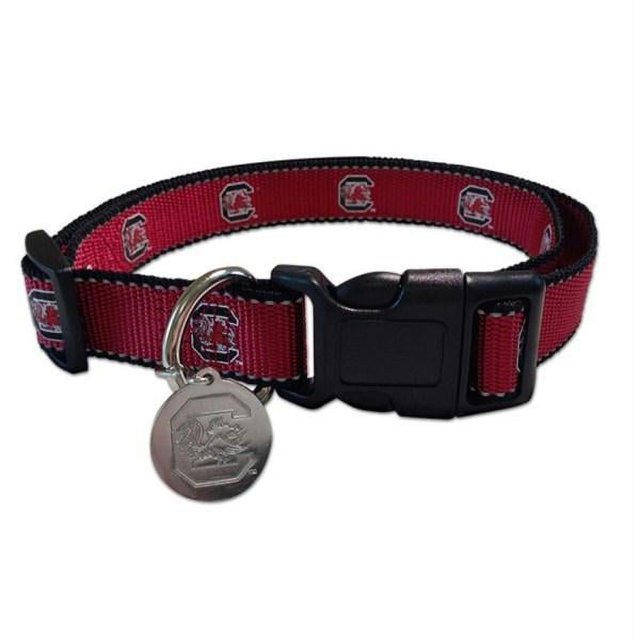 Sporty K9 NCAA South Carolina Fighting Gamecocks Reflective Dog Collar
