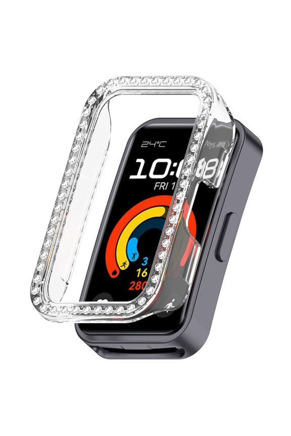 Sporty Protective Case Featuring Ultra Bright AMOLED Screen | NFC NFC Compatible Fits For Apple Watch And Android | For Business Trips White Great For Calorie Tracking White