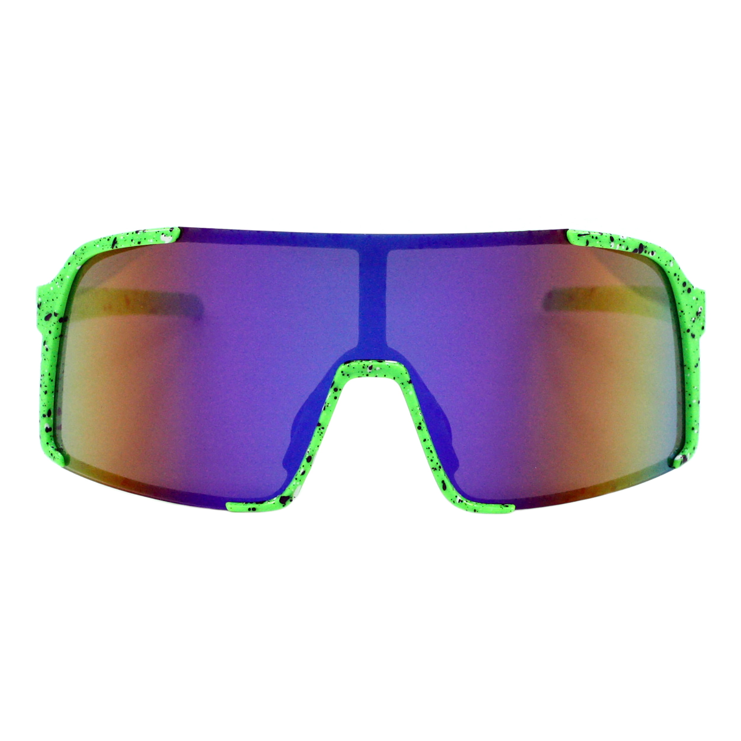 Retro Oversize Square Frame Sunglasses UV400 Polarized Shield Oversized Vintage Square Shield Sunglasses - UV400  main image 2