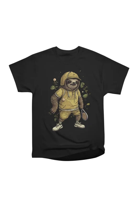 Sporty Sloth T-Shirt Tee Gift For Him Merch For Her Apparel For Friend