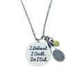 thumbnail image 1 of Sportybella Tennis Racket Necklace, Tennis I Believed I Could, So I Did Charm Pendent, Tennis Player Jewelry - Tennis Gift for Her, 1 of 6