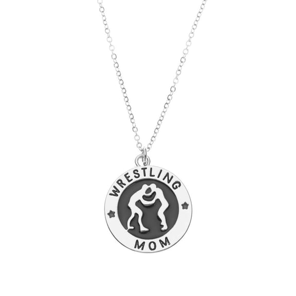 Sportybella Wrestling Charm Necklace - Wrestling Jewelry for Wrestler's Moms