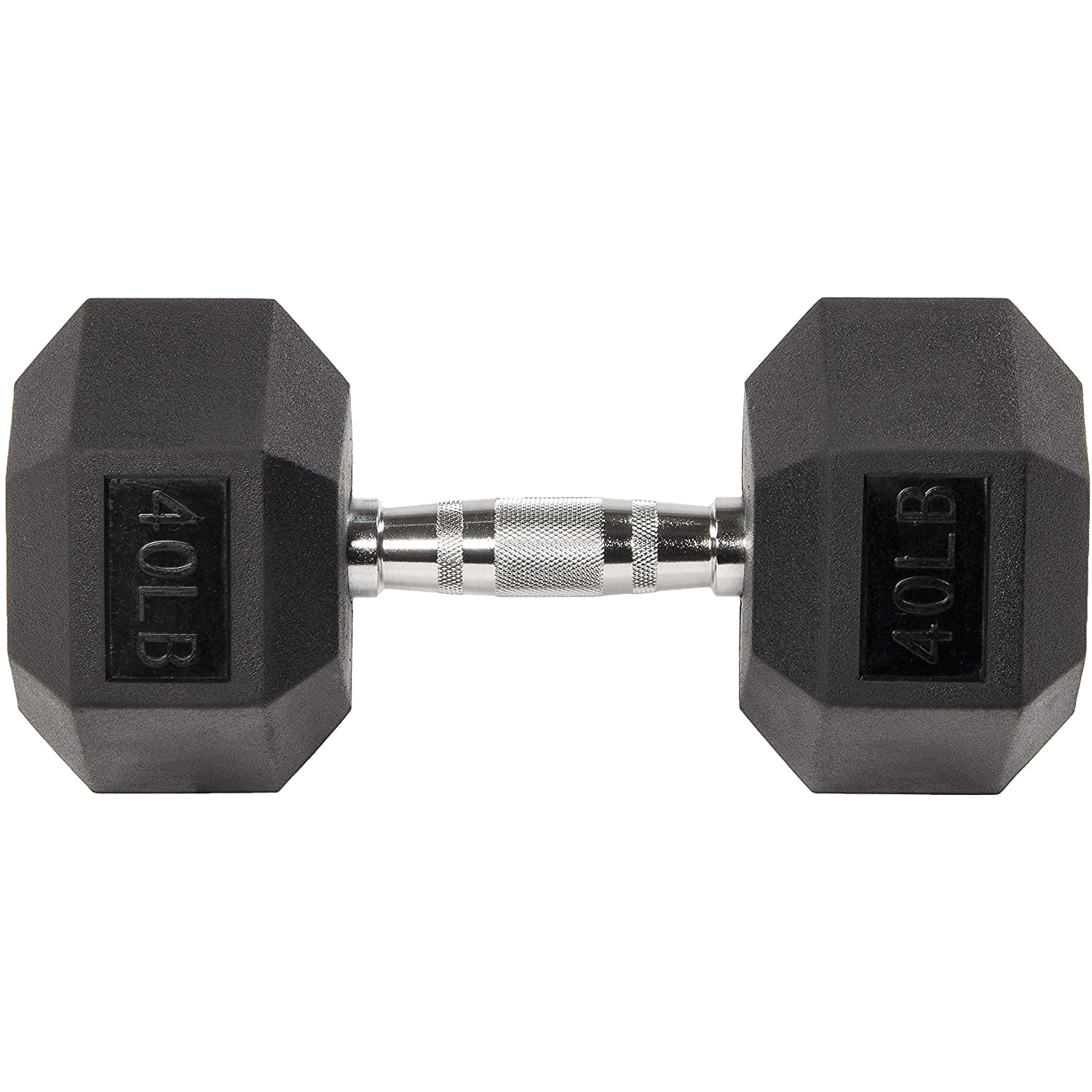 Rubber Hexagon Dumbbells