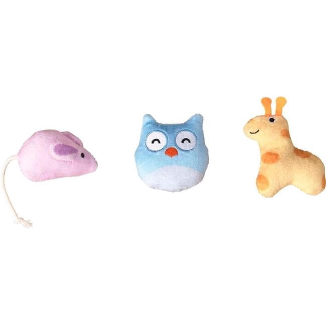 Spot 52227 Spot Cuddly & Colorful Cat Toys - Pack of 3