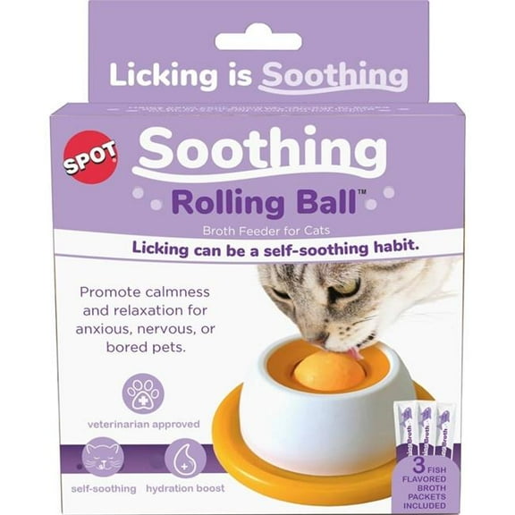 Spot 52237 Soothing Roller Ball for Cats - Salmon