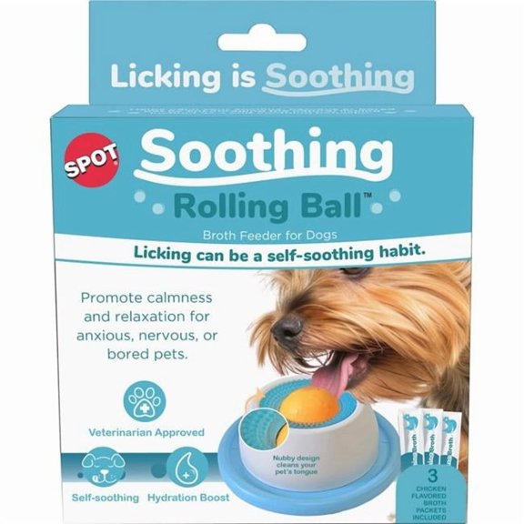 Spot 54926 Soothing Roller Ball for Dogs - Chicken