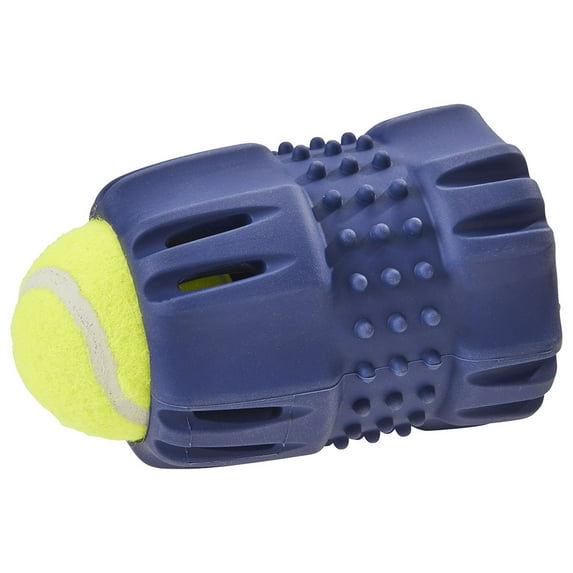 Ethical Pet 077234548028 Spot Barrett Tough Tennis Jumble Dog Toy, Blue - Small