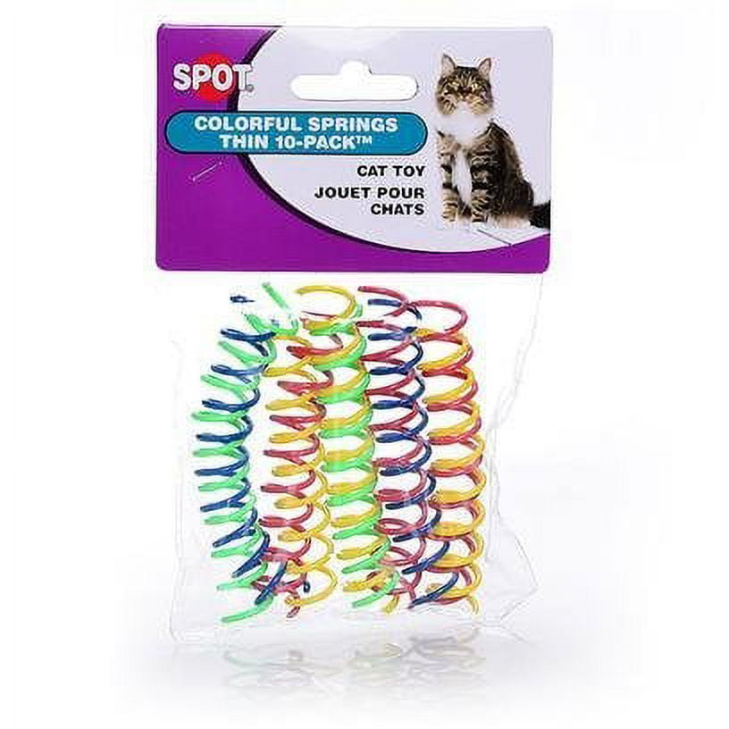 Spot Cat or Kitten Colorful THIN Springs Size:Pack of 60 - Walmart ...