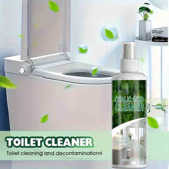 Spot Cleaner, Shower Glass, Microfiber Towels, Bathroom Toilet, 1Pc 6X2 Inch Oxalic Acid Cleaner with 1Pc Scratch-Resistant Microfiber, No Harsh Fumes Formula Is Safe for Regular