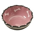 thumbnail image 1 of Contemporary Ruffle Dog Dish, 1 of 3