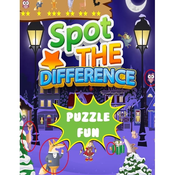 Spot the Difference puzzle fun: My First Spot the Difference over 25 Fantastic Puzzles - Hidden Pictures Around the World Workbook - Ages 5 and Up, Hi