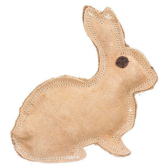 Spot Dura-Fused Leather Rabbit Dog Toy [Dog, Toys Other] 8" Long x 7.5" High