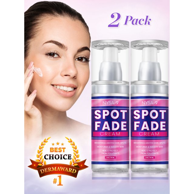 Spot Fade Cream (2 Pack), Dark Sun Age Spot Remover for Face Corrector