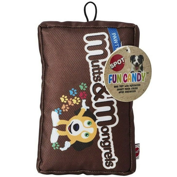 Spot Fun Candy Mutts & Mongrels Plush Dog Toy [Dog, Toys Other] 1 count