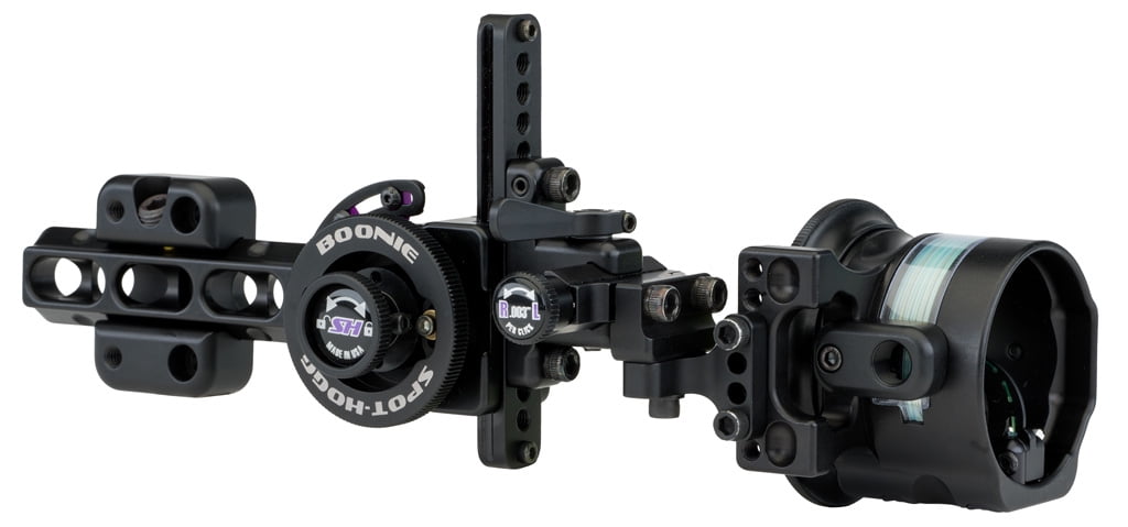 Spot-Hogg Boonie Dovetail Sight, 3 Pin, .019 Size, Right Hand, Black