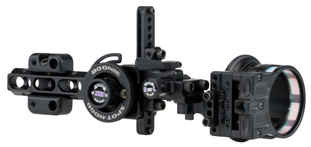 Spot-Hogg Boonie Dovetail Sight, 5 Pin, .019 Size, Right Hand, Black