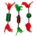 thumbnail image 1 of Spot Holiday Silver Vine Cat  Corded Stick Toy Assorted, 1 of 1