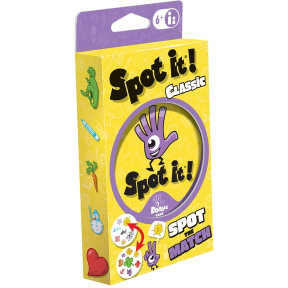 Spot It Classic Eco-Blister Family Card Game for Ages 6 and up by Asmodee