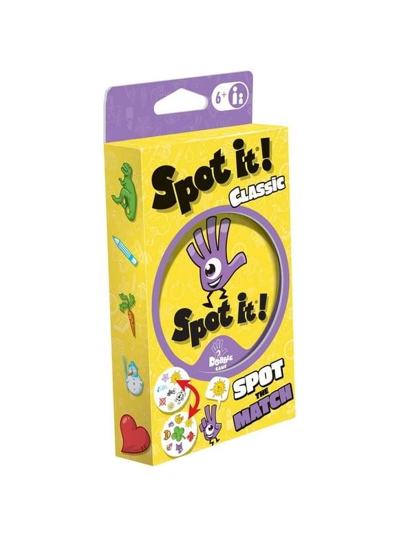 Spot It Classic Eco-Blister Family Card Game for Ages 6 and up, from Asmodee