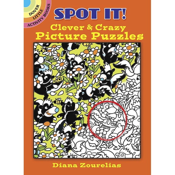 Pre-Owned Spot It! Clever & Crazy Picture Puzzles (Paperback) 0486842223 9780486842226