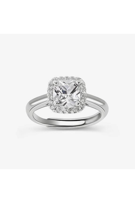 1.8 Ct Round Cut Diamond Ring - 14K White Gold Over Ring - Engagement Wedding Ring for Her - Causal Daily Wear Ring for Her - Teen Girls Birthday Gift - Forever Diamond Ring for Her