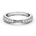 thumbnail image 1 of Spot Jewel 1.8 Ct Round Cut Lab-Created Diamond Ring – 14K White Gold Plated – Eternity Style with Pinched Setting – Stunning Engagement Jewelry Piece, 1 of 4