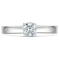 thumbnail image 1 of Spot Jewel 14K White Gold Plated Ring - Brilliant 1.8 Ct Round Cut Lab Created Diamond Ring - Solitaire Wedding Bands for Women's - Minimalist Diamond Ring for Her - Christmas Special Gift, 1 of 6