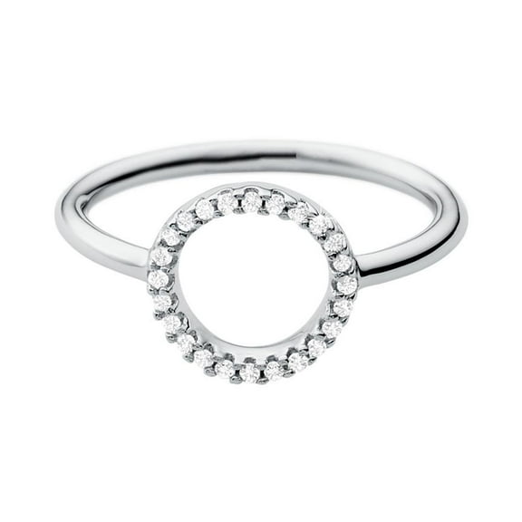 Spot Jewel Stunning 1.6 Ct Round Cut Diamond Engagement Ring - Lab-Created Simulated Diamond - 14K White Gold Plated Rings - Perfect Proposal Ring - Wedding Jewelry Gift for Her - Anniversary Ring