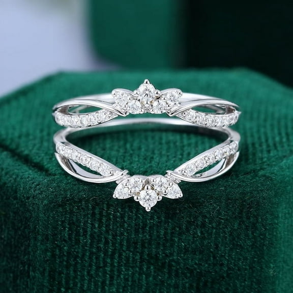 Spot Jewel 14K White Gold Plated Rings - 1.9 Ct Oval Cut Wedding Rings - Engagement Wedding Prong Setting Rings for Women - Causal Daily Wear Rings for Women - Forever Diamond Rings for Her