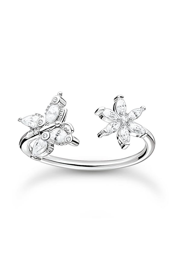 ry 2.3 Ct Marquise Cut Moissanite Ring for Gift - 14K White Gold Plated Ring for Women's - Gorgeous Anniversary Proposal Gift - Latest Floral Engagement Ring for Women's - Party Wear Ring