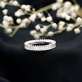 thumbnail image 1 of Spot Jewelry 2 Ct VVS1/D Emerald Cut Moissanite Ring - Rings for Women - Bridal Diamond Jewelry for Her - Classic Engagement Wedding Ring for Women - Party Wear Diamond Ring, 1 of 4