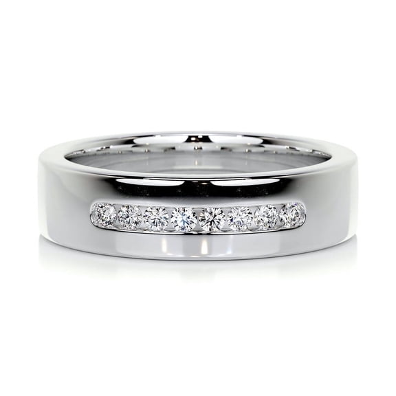 Spot Jewelry Stunning 1.9 Ct Round Cut Moissanite Engagement Ring - Women's Moissanite - 14K White Gold Plated - Ideal for Engagements, Anniversaries, and Graduation Gifts for Her