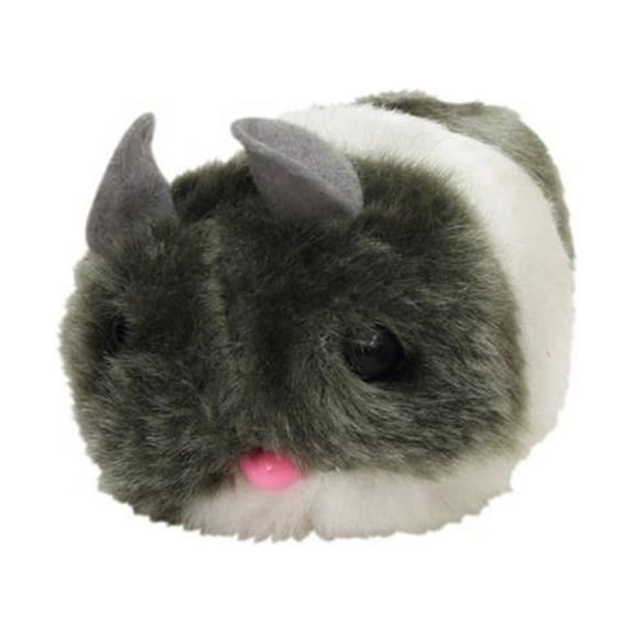 Spot Jittery Mouse Plush Cat Toy, Gray, White, 1 Each/3 in