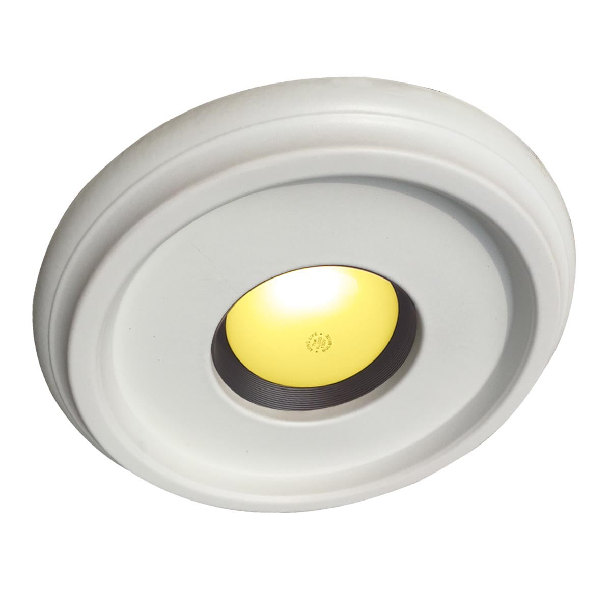 White Primed High-Density Urethane Ceiling Medallion
