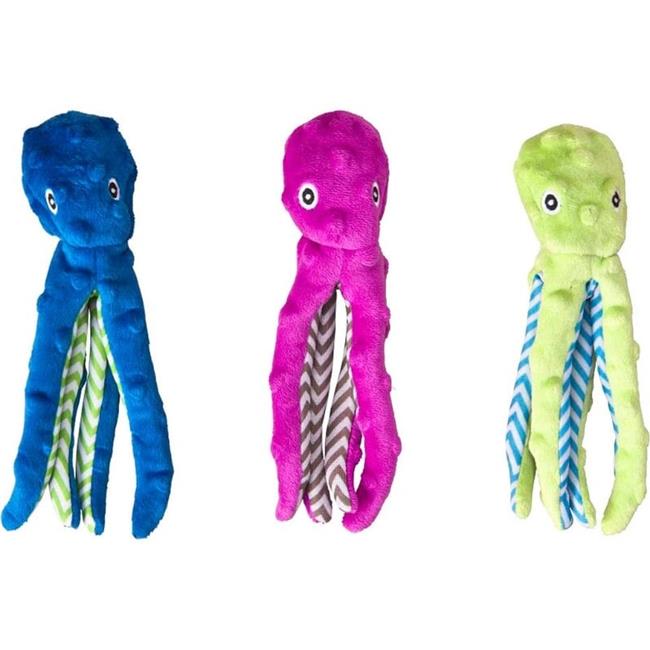 Spot 54931 Spot Lil Spots Octopus Dog Toy - 8 in.
