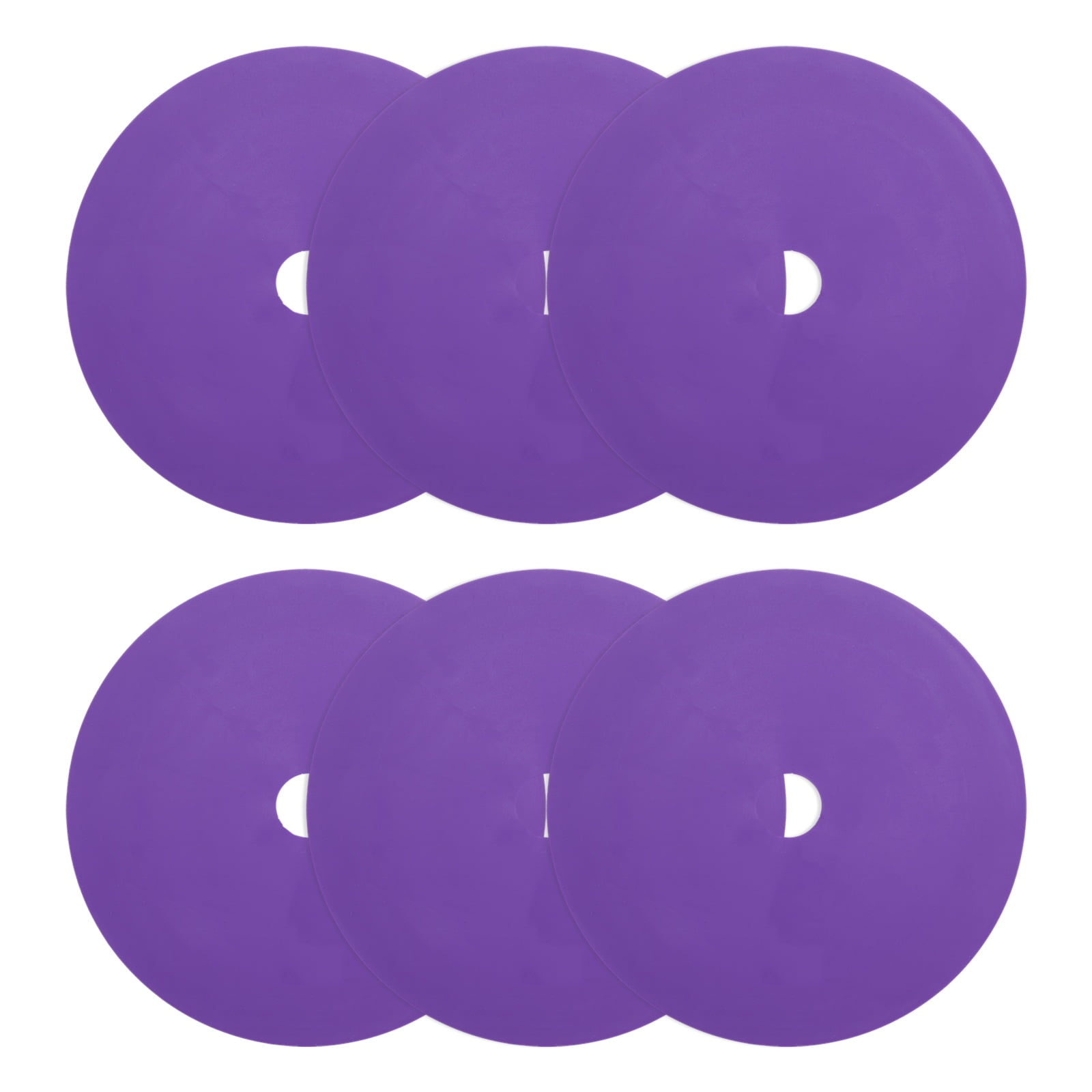 Spot Markers 6 Inch, 6 Pcs Non-Slip Floor Dots Agility Markers Flat ...