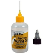 Spot On  Acrylic Painting Precision Pouring Oil with Needle Applicator -- 100% Pure Silicone