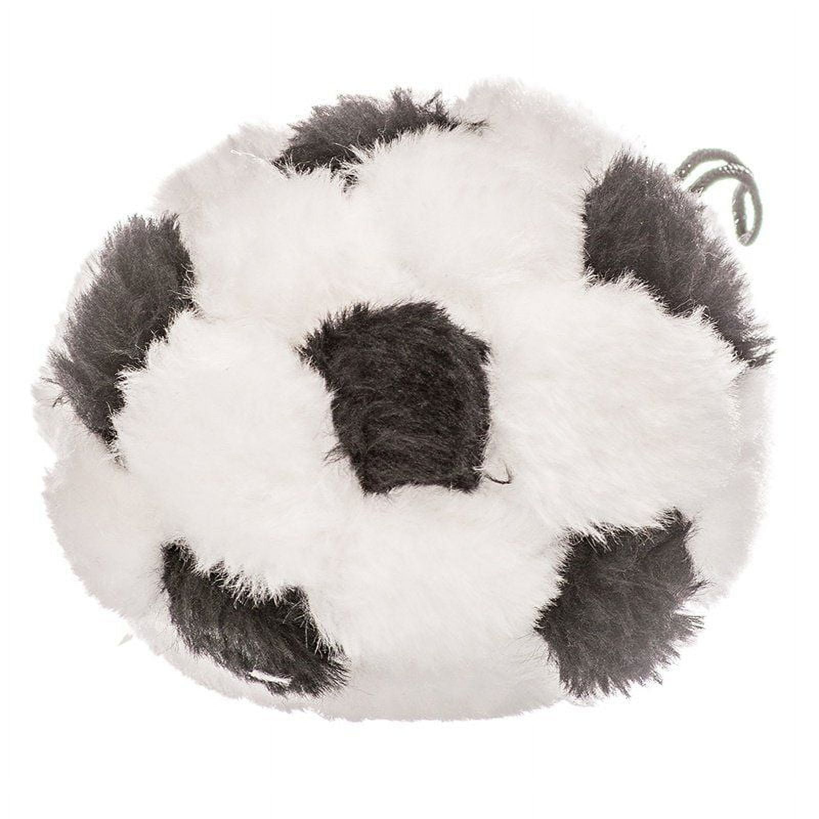 stuffed soccer ball dog toy